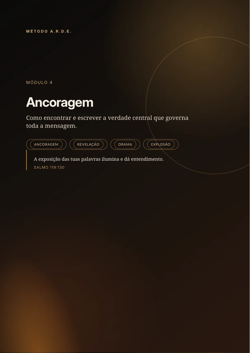 Módulo 4: Ancoragem